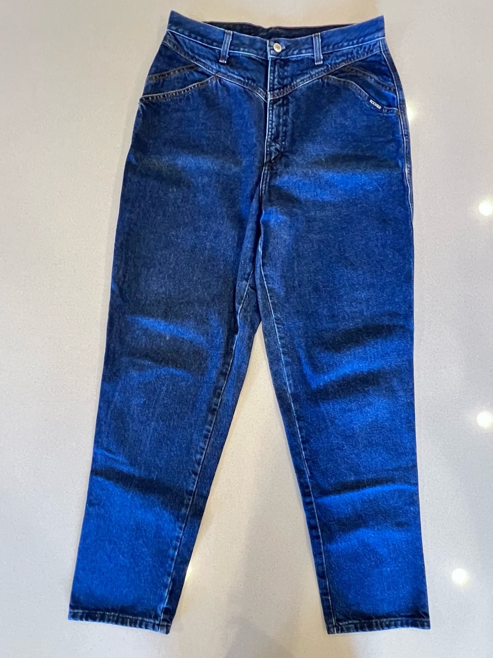 Rocky Mountain Jeans V Front Bare Back Vintage Sz 10*** Probably fit size 6ish